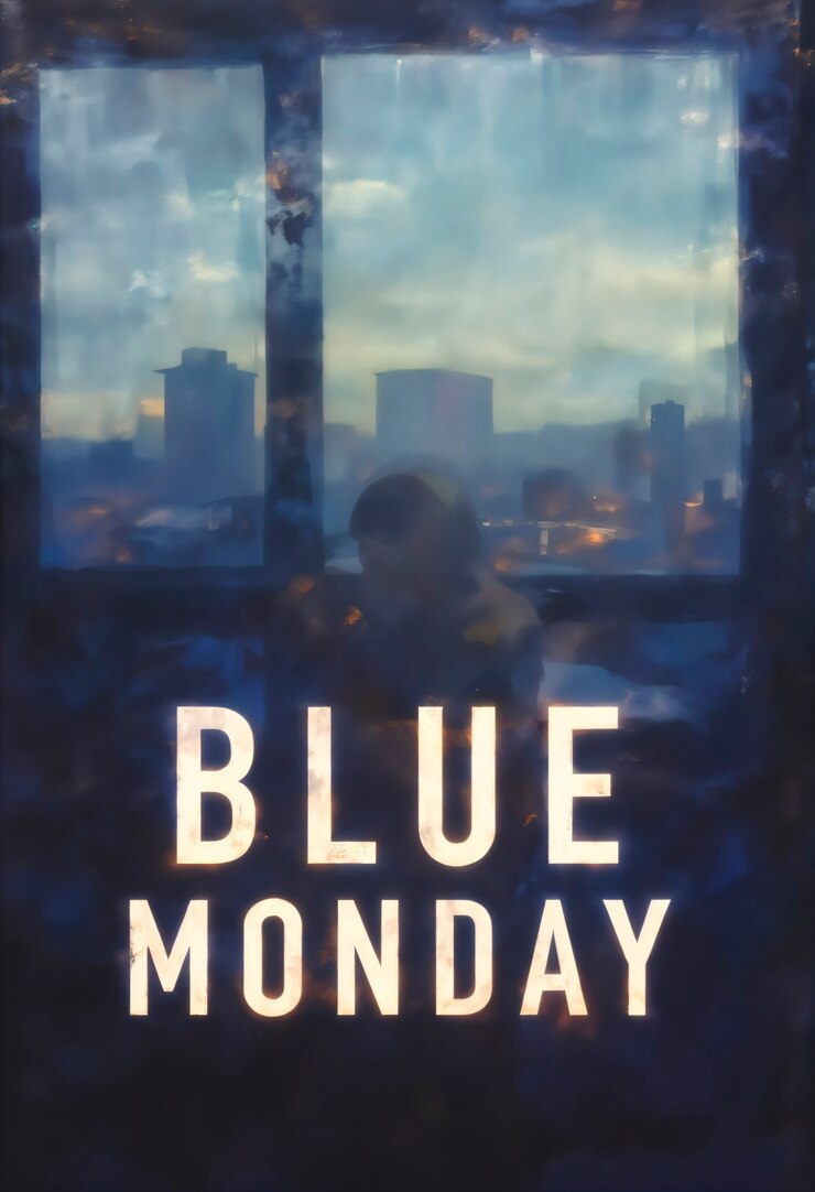 Kostenlose Foto blue monday illustration (blaue montagszeitung)