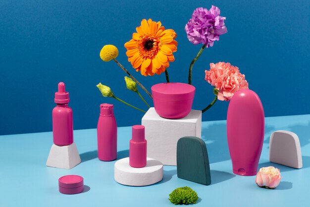 Blumen- und Kosmetikbehälter-Sortiment