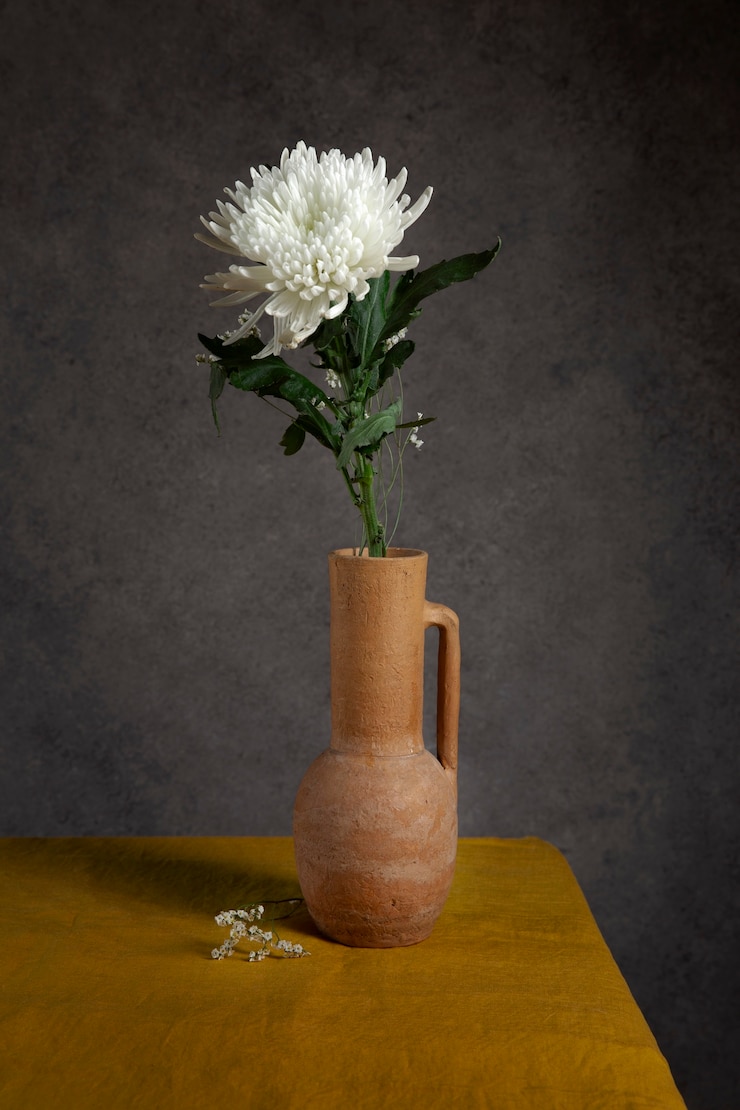 Kostenlose Foto blumenvase noch wie im barockstil