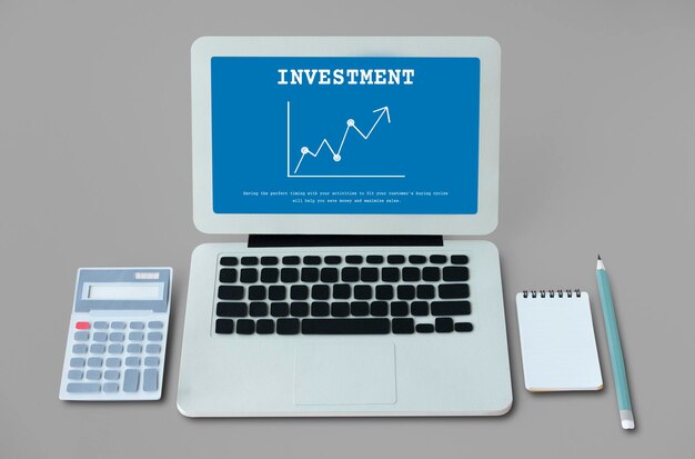 Börsenökonomie Investitionsdiagramm