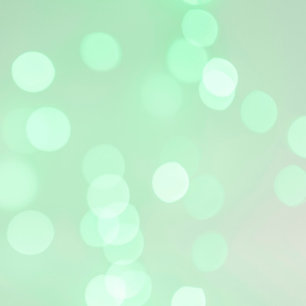 Bokeh Lichter auf grünem Hintergrund