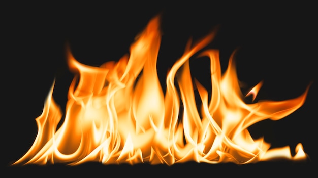 Kostenloses Foto bonfire flamme computer wallpaper, realistisches brennendes feuerbild