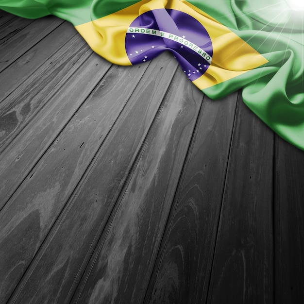 Kostenloses Foto brasilien-flagge hintergrund