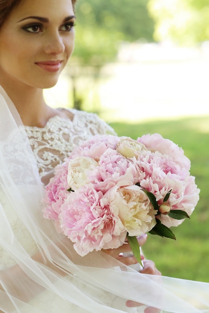 Braut am Hochzeitstag