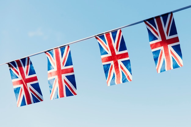Britische Flagge National Sign Konzept