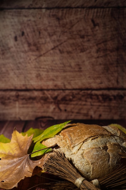 Brot mit bio-mehlen Premium Fotos