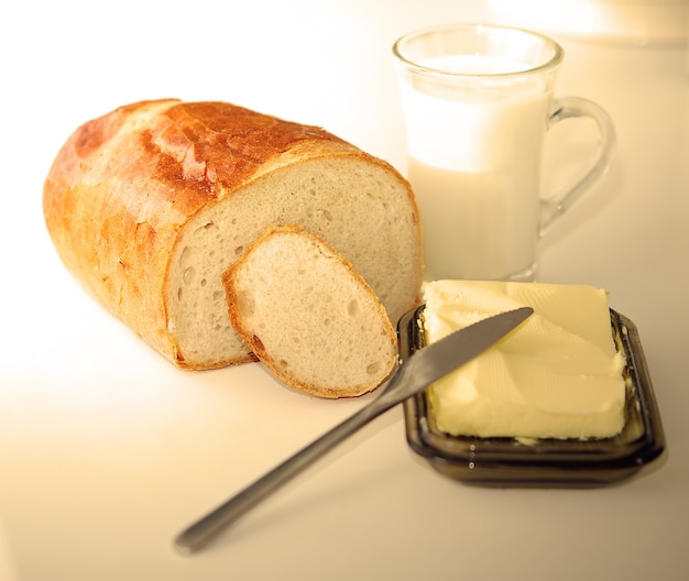 Kostenloses Foto brot mit butter