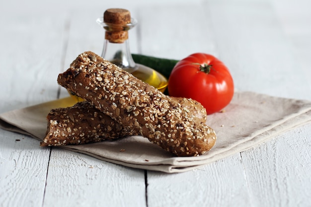 Brot und gemüse