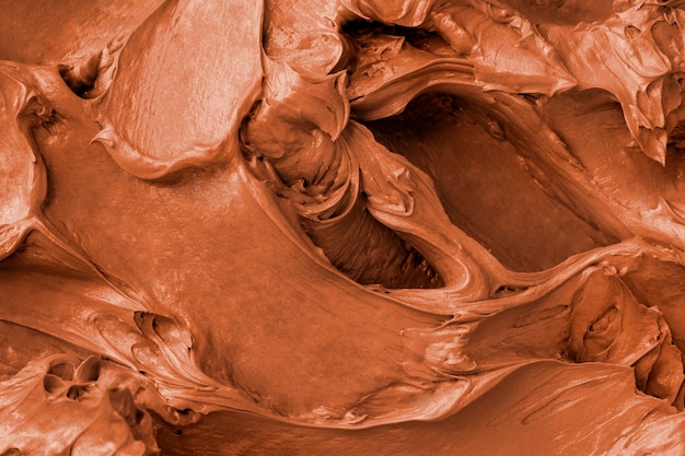 Kostenloses Foto brownie zuckerguss textur hintergrund nahaufnahme