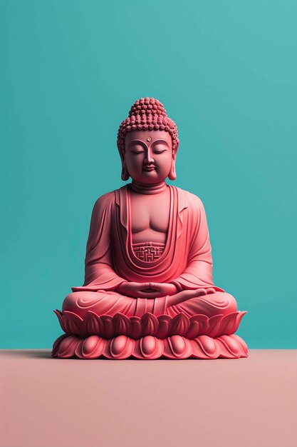 Buddha-Statue im Studio