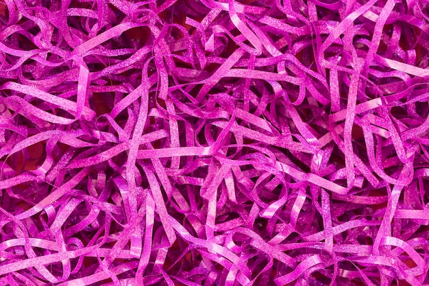 Bündel purpurrotes Lametta