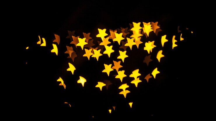 Kostenlose Foto bündel sternförmige lichter