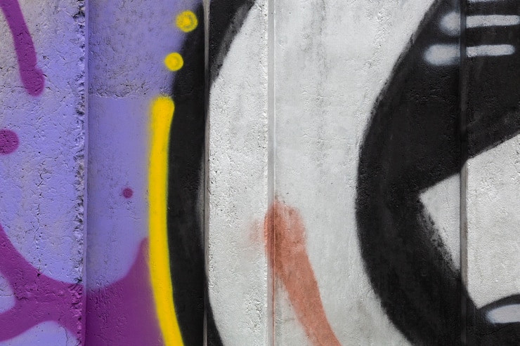 Kostenlose Foto bunte fototapete graffiti tapete