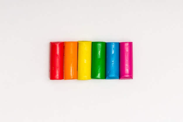 Bunte Plastilin-Sticks
