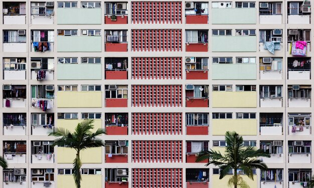 Bunte Wohnung in Hong Kong