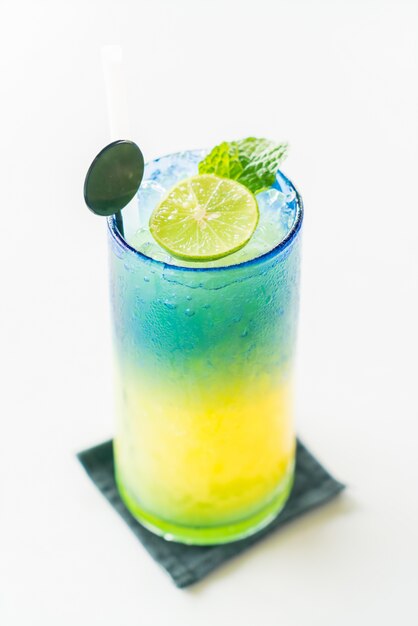 Bunte Zitrone mocktail