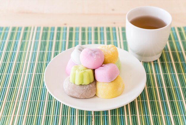 Bunter Dessert Mochi