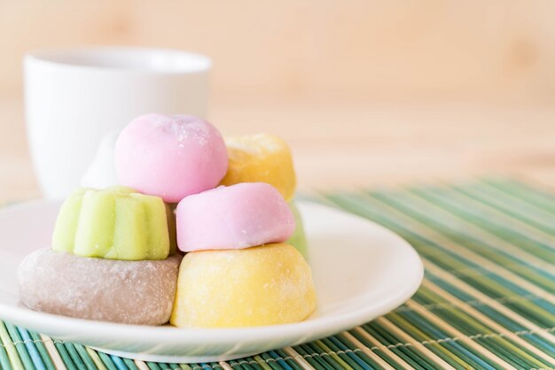 Bunter Dessert Mochi