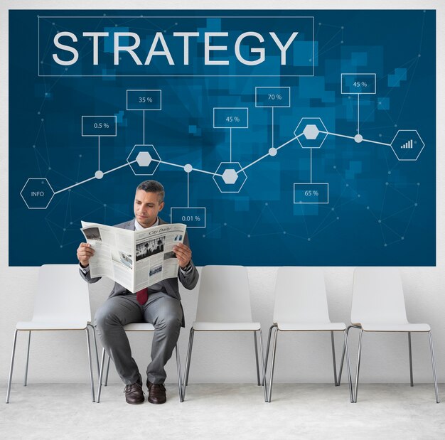 Business Strategy Corporation Enterprise Startup-Konzept