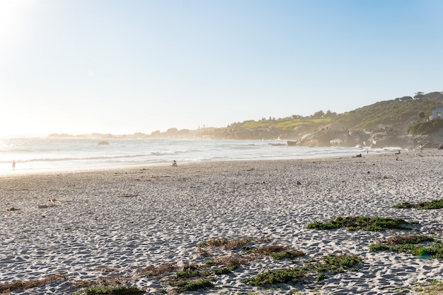 Camps Bay in der Nähe von Sonnenuntergang