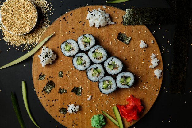 Cappa Maki Gurke Reis Ingwer Wasabi