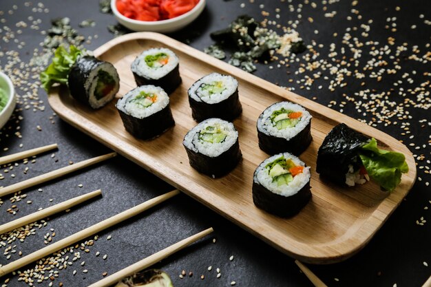 Cappa Maki Gurkenreis Sesam Ingwer Wasabi