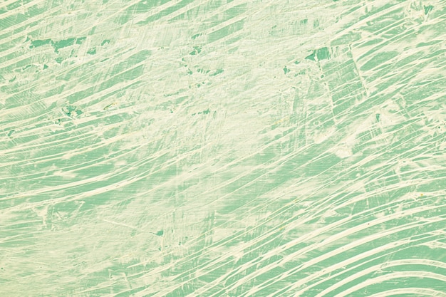 Chaotisch grün gestrichene Wand