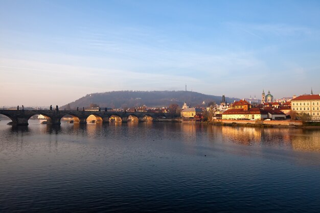 Charles-Brücke. Prag, Tschechische Republik