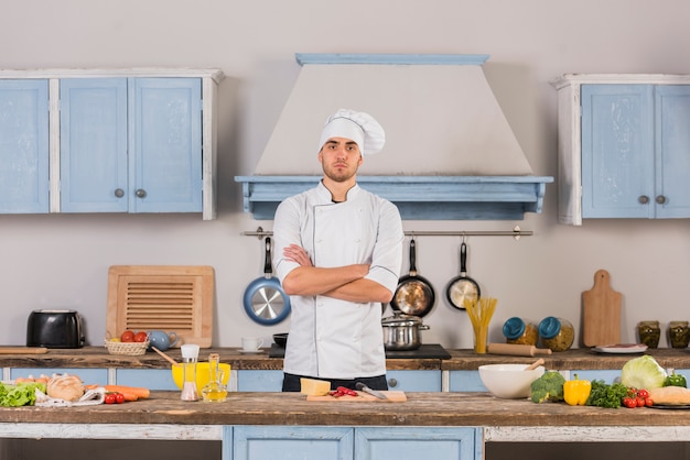 Chef in der Küche