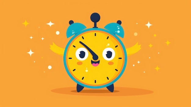 Kostenloses Foto clock cartoon illustration