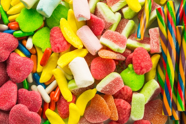 Close-up assorted Süßigkeiten