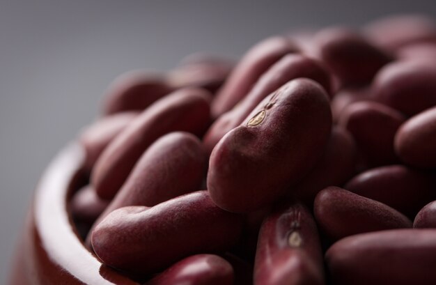 Close-up der rote Bohnen