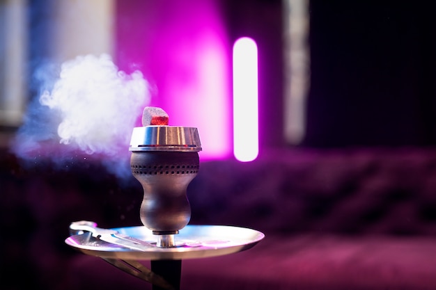 Close-up Shisha bereit zum Rauchen