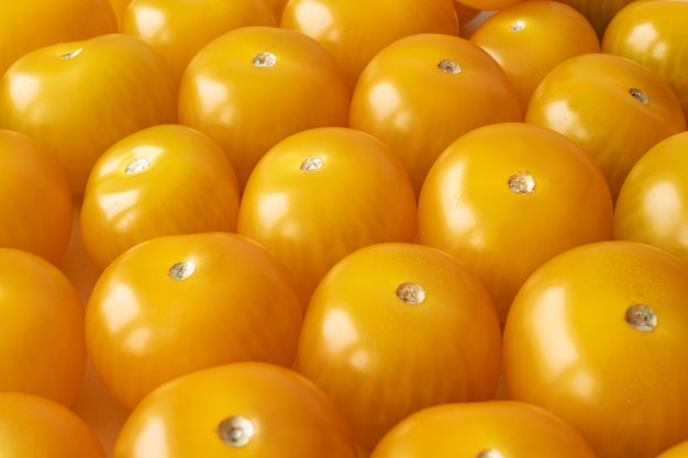 Close-up-Textur von gelben Tomaten