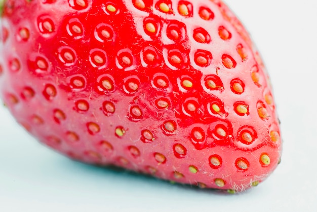 Close-up von leckeren Erdbeeren