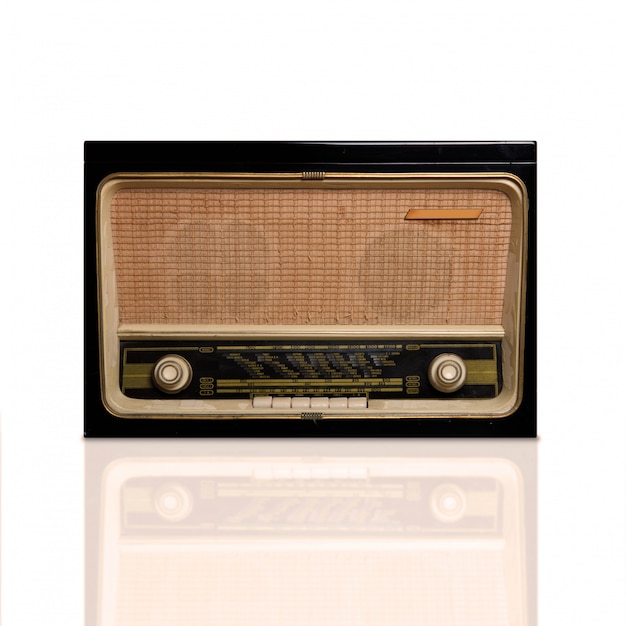 Close-up von Vintage-Radio