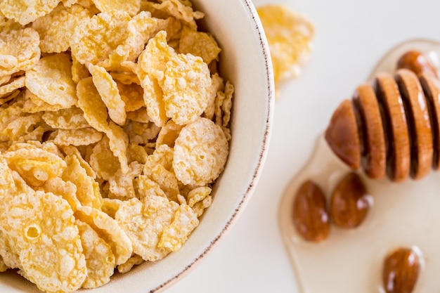 Cornflakes und Milch