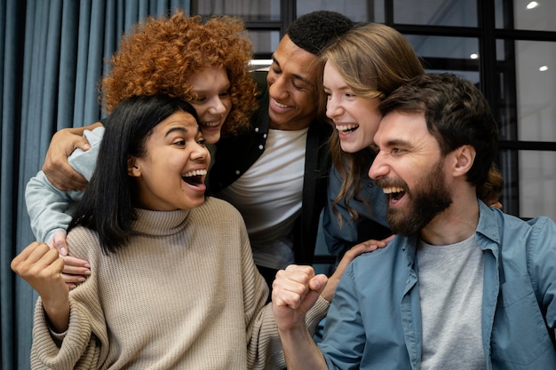 Coworking Menschen, die zusammenarbeiten