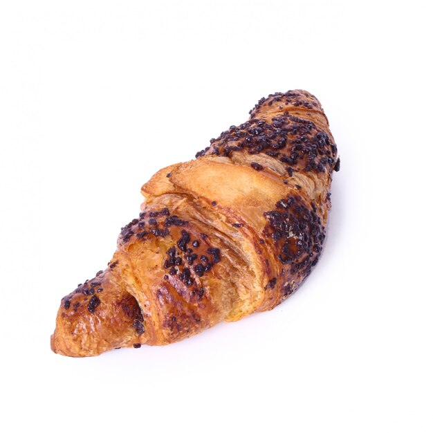 Croissant auf dem Tisch