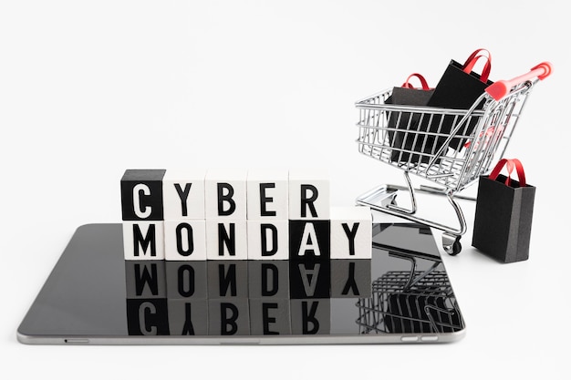 Cyber Montag Shopping Verkäufe
