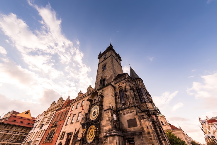 Kostenlose Foto das alte rathaus. prag, tschechische republik