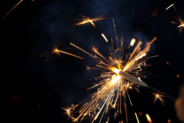Das Brennende Wunderkerzen Diwali Festival Diwali In Indien Feiern Premium Foto