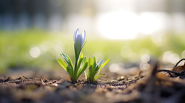 Kostenloses Foto das erwachen des frühlings - themen von blühenden blumen und erneuertem leben