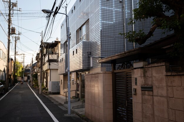 Das Stadtbild von Tokio tagsüber