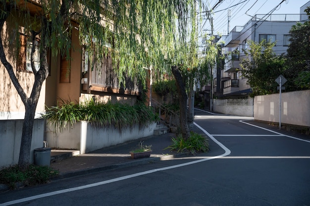 Das Stadtbild von Tokio tagsüber
