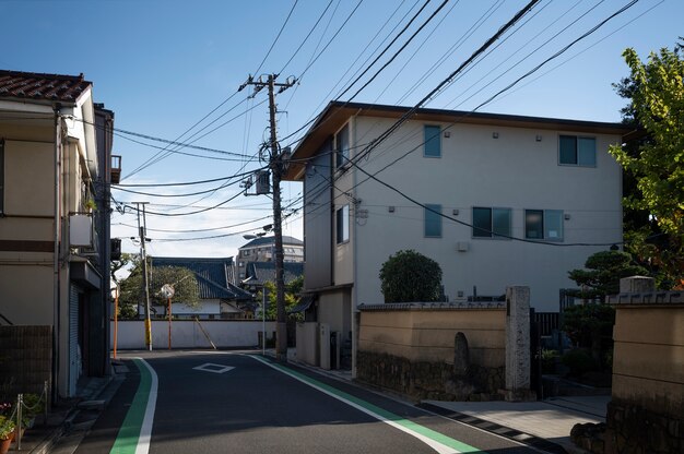 Das Stadtbild von Tokio tagsüber