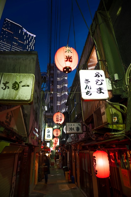 Das Stadtbild von Tokio tagsüber