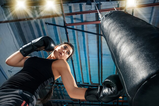 Das weibliche Boxertraining im Fitnessstudio