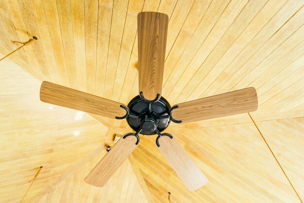 Deckenventilatordekorationsinnenraum des Raumes