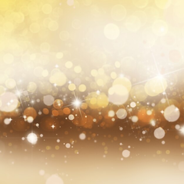 Dekorative Weihnachten Hintergrund mit Bokeh Lichtern und Sternen